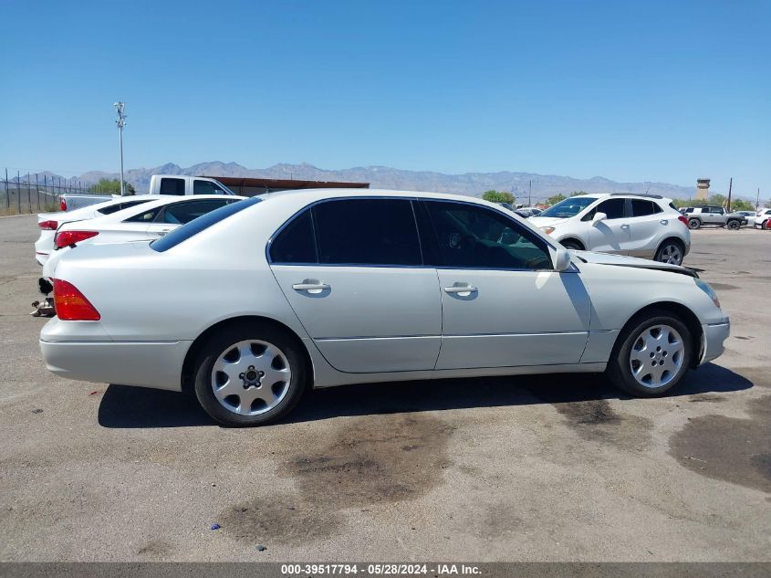 2003 Lexus Ls 430 VIN: JTHBN30F130108887 Lot: 39517794