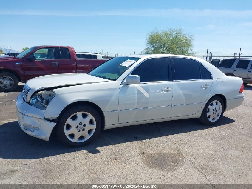 2003 Lexus Ls 430 VIN: JTHBN30F130108887 Lot: 39517794