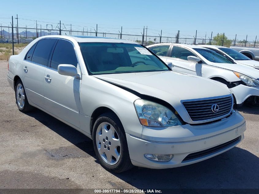 2003 Lexus Ls 430 VIN: JTHBN30F130108887 Lot: 39517794