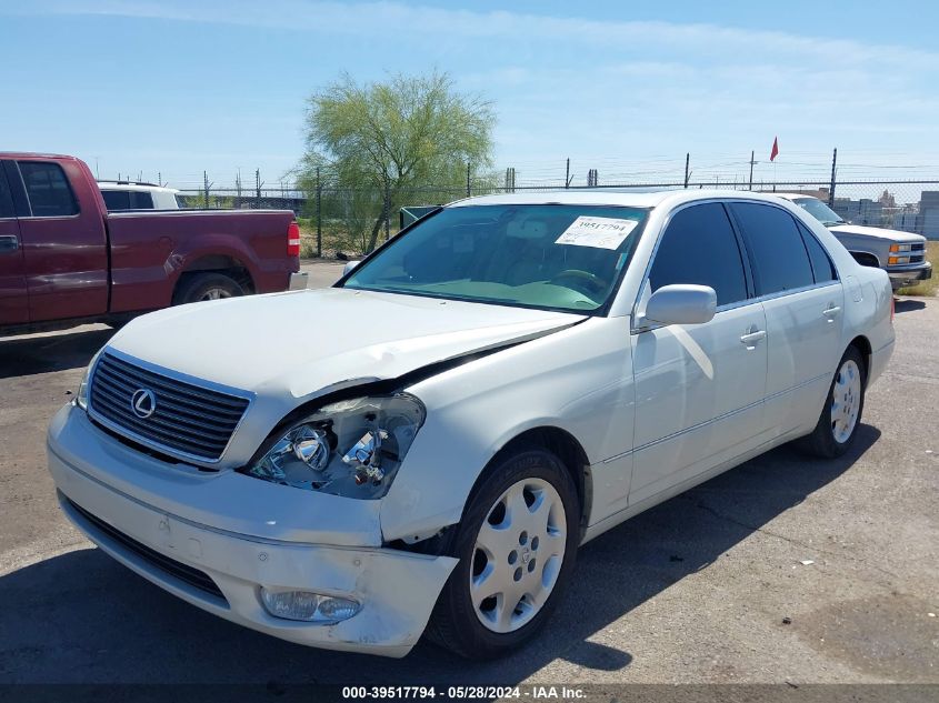 2003 Lexus Ls 430 VIN: JTHBN30F130108887 Lot: 39517794