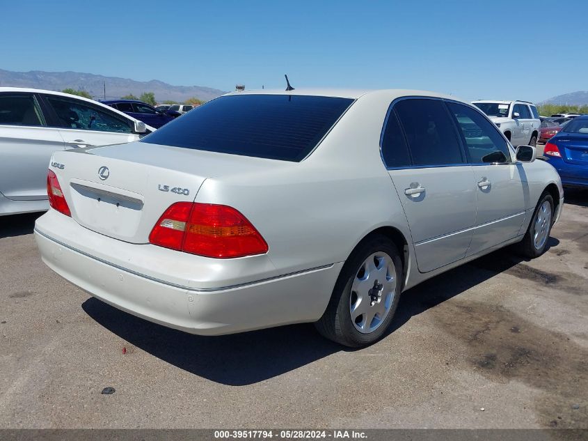 2003 Lexus Ls 430 VIN: JTHBN30F130108887 Lot: 39517794