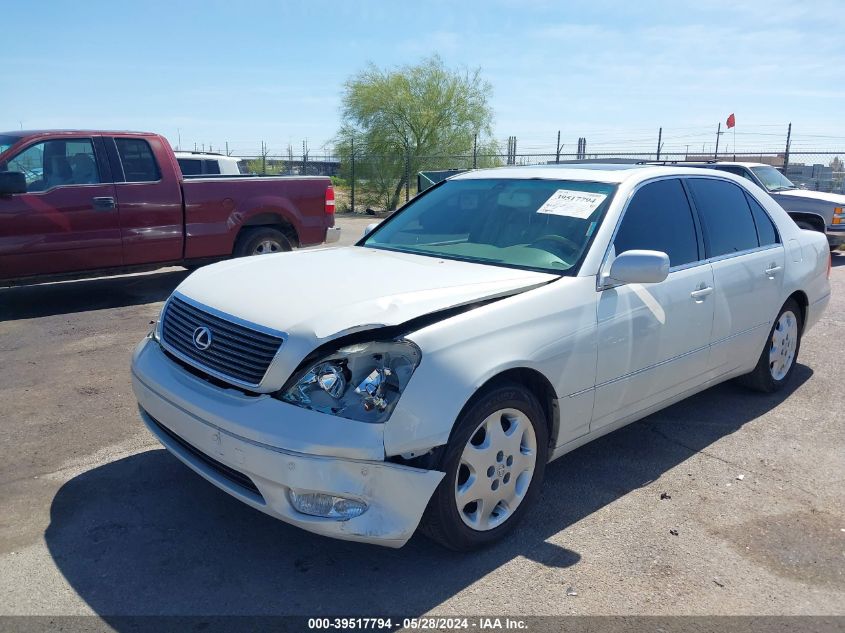 2003 Lexus Ls 430 VIN: JTHBN30F130108887 Lot: 39517794