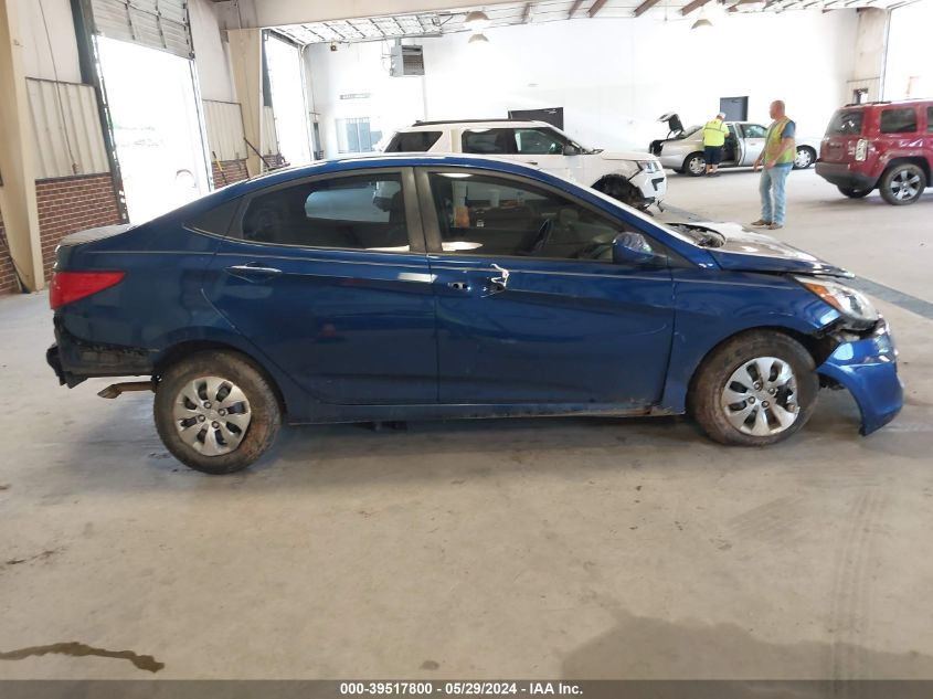 2017 Hyundai Accent Se VIN: KMHCT4AE6HU188402 Lot: 39517800