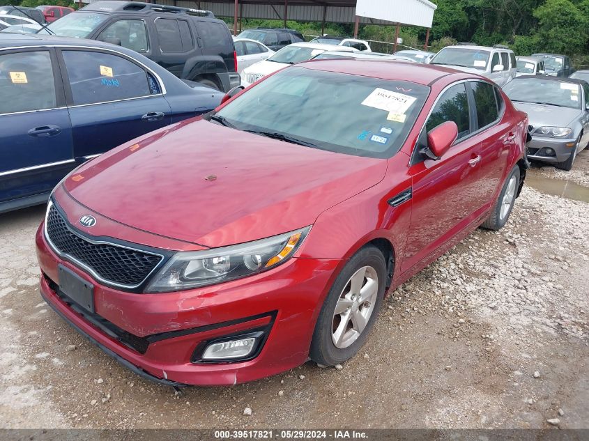 2015 Kia Optima Lx VIN: 5XXGM4A71FG516767 Lot: 39517821