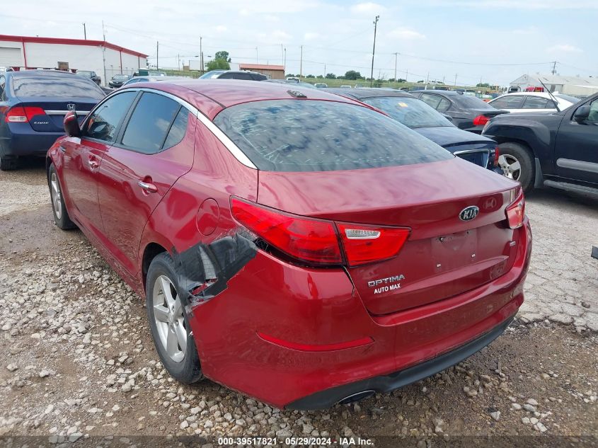 2015 Kia Optima Lx VIN: 5XXGM4A71FG516767 Lot: 39517821