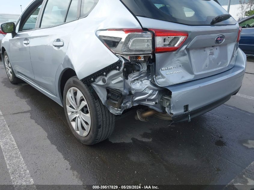 2019 Subaru Impreza 2.0I VIN: 4S3GTAB65K3755871 Lot: 39517829