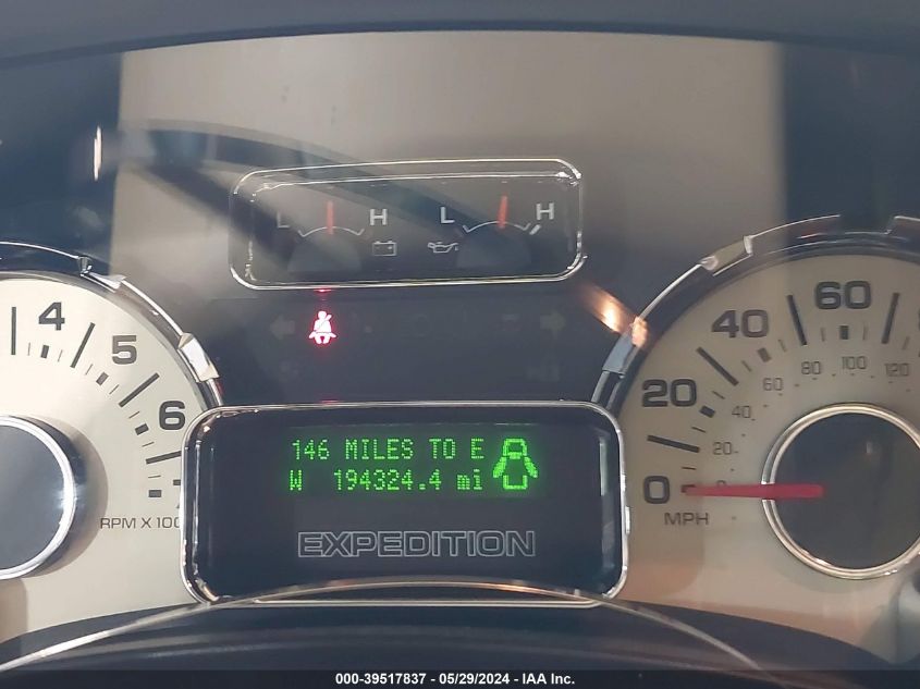 2011 Ford Expedition El Xlt VIN: 1FMJK1H56BEF35744 Lot: 39517837