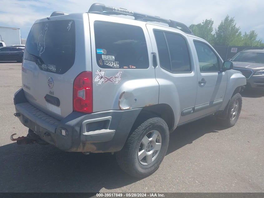 2006 Nissan Xterra S VIN: 5N1AN08W06C544175 Lot: 39517849