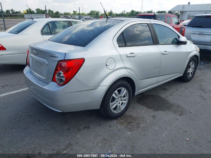 2012 Chevrolet Sonic 2Ls VIN: 1G1JA5SH9C4118006 Lot: 39517867