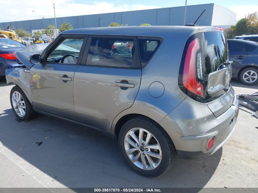 2018 Kia Soul + VIN: KNDJP3A51J7551977 Lot: 39517870