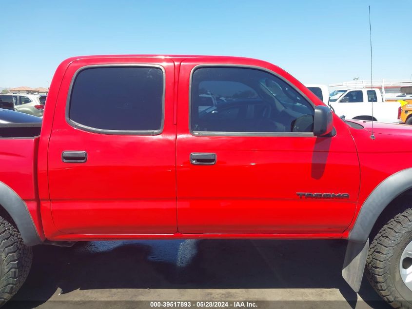 2004 Toyota Tacoma Double Cab VIN: 5TEHN72N74Z423394 Lot: 39517893