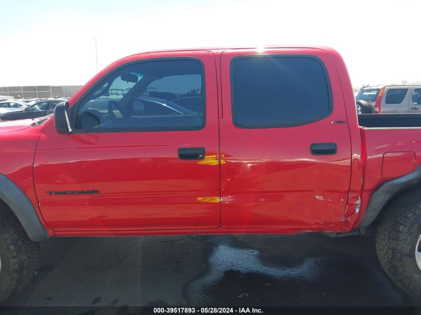 2004 Toyota Tacoma Double Cab VIN: 5TEHN72N74Z423394 Lot: 39517893