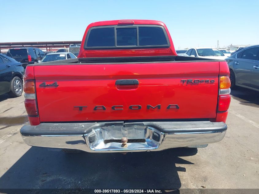 2004 Toyota Tacoma Double Cab VIN: 5TEHN72N74Z423394 Lot: 39517893