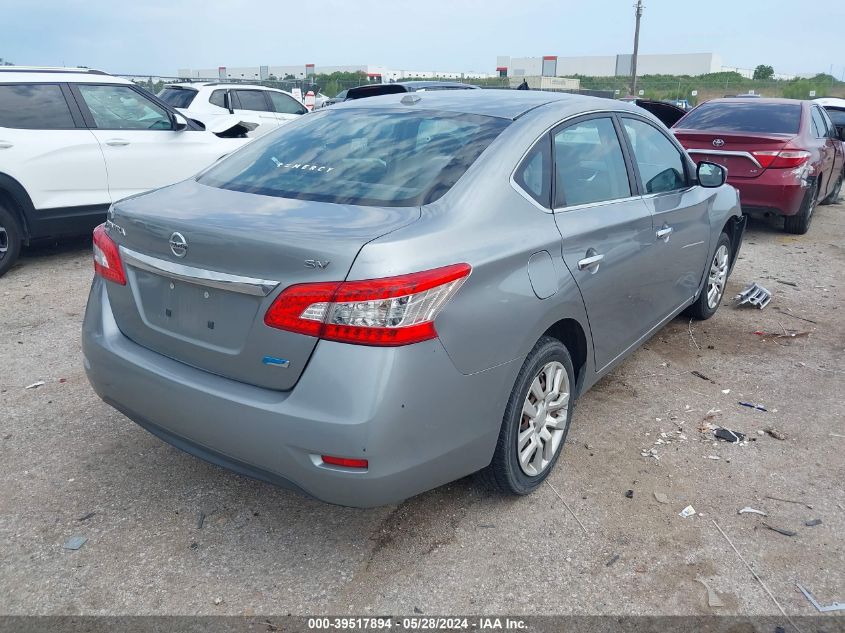 2013 Nissan Sentra S/Sv/Sr/Sl VIN: 3N1AB7AP4DL668947 Lot: 39517894