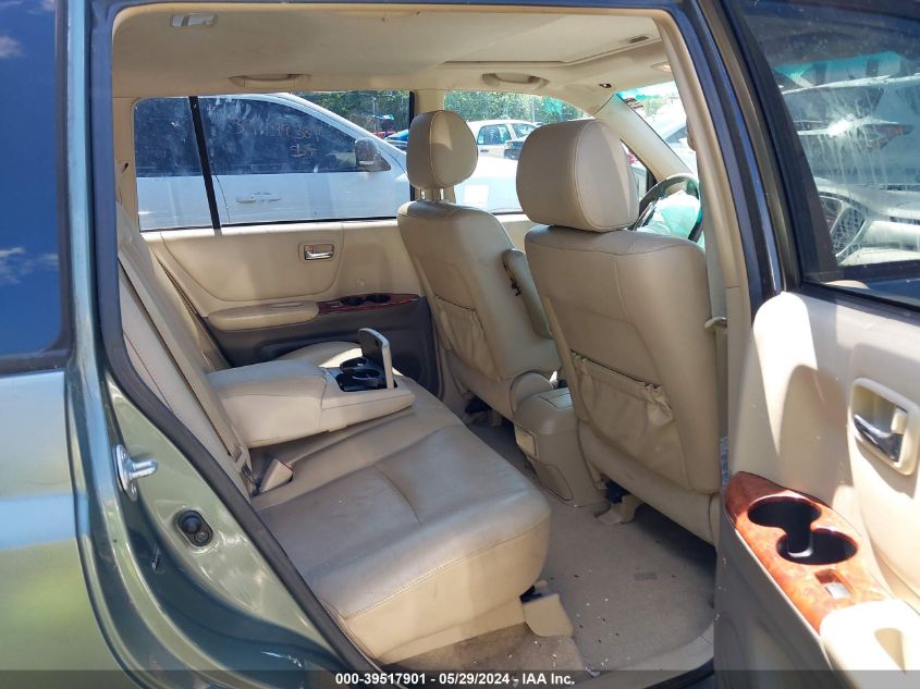 2007 Toyota Highlander Hybrid Limited V6 VIN: JTEHW21A270038632 Lot: 39517901