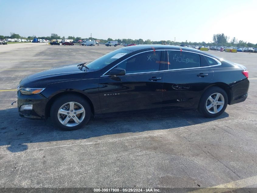 2023 Chevrolet Malibu Fwd Ls VIN: 1G1ZB5STXPF124346 Lot: 39517908