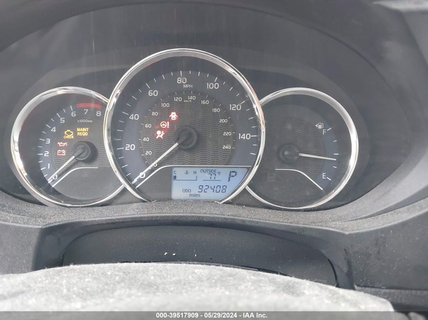 2015 Toyota Corolla Le VIN: 2T1BURHEXFC283586 Lot: 39517909