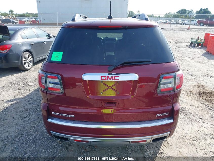 2016 GMC Acadia Denali VIN: 1GKKVTKD7GJ253112 Lot: 39517953