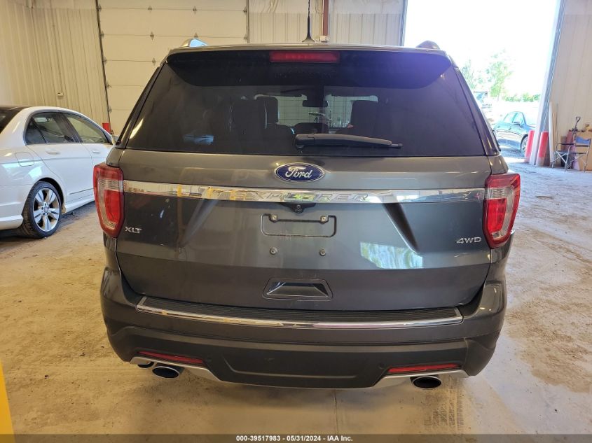 2018 Ford Explorer Xlt VIN: 1FM5K8D86JGC83698 Lot: 39517983