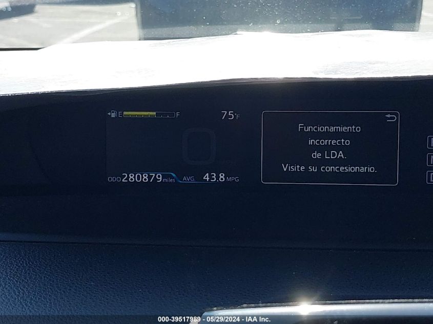 2018 Toyota Prius Two VIN: JTDKBRFU5J3071325 Lot: 39517989