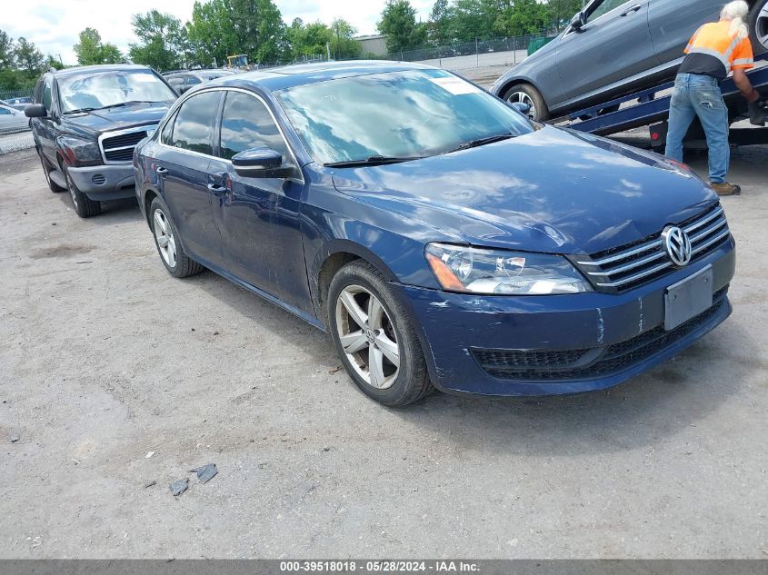 2013 Volkswagen Passat 2.5L Se VIN: 1VWBP7A33DC086024 Lot: 39518018