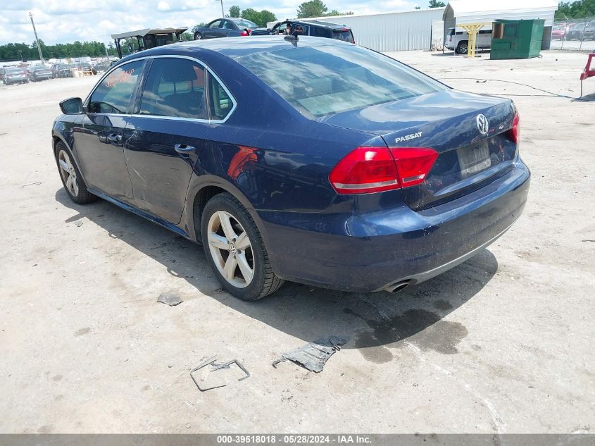 2013 Volkswagen Passat 2.5L Se VIN: 1VWBP7A33DC086024 Lot: 39518018