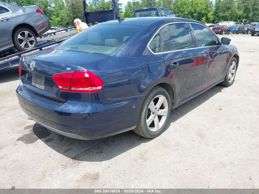 2013 Volkswagen Passat 2.5L Se VIN: 1VWBP7A33DC086024 Lot: 39518018