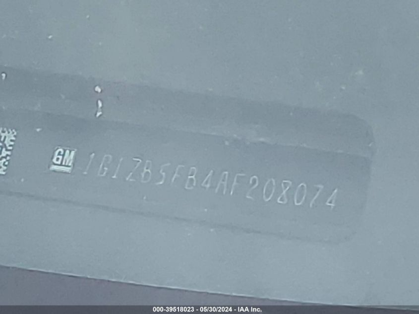 2010 Chevrolet Malibu Ls VIN: 1G1ZB5EB4AF208074 Lot: 39518023
