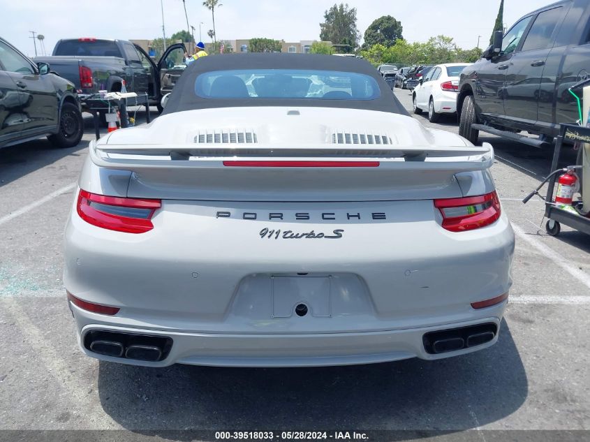 2018 Porsche 911 Turbo S VIN: WP0CD2A93JS162091 Lot: 39518033