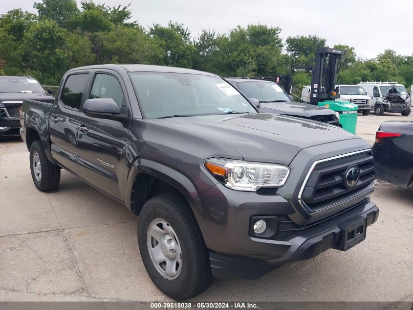 2022 Toyota Tacoma Double Cab/Sr/Sr5 VIN: 3TYAX5GN2NT053080 Lot: 39518038