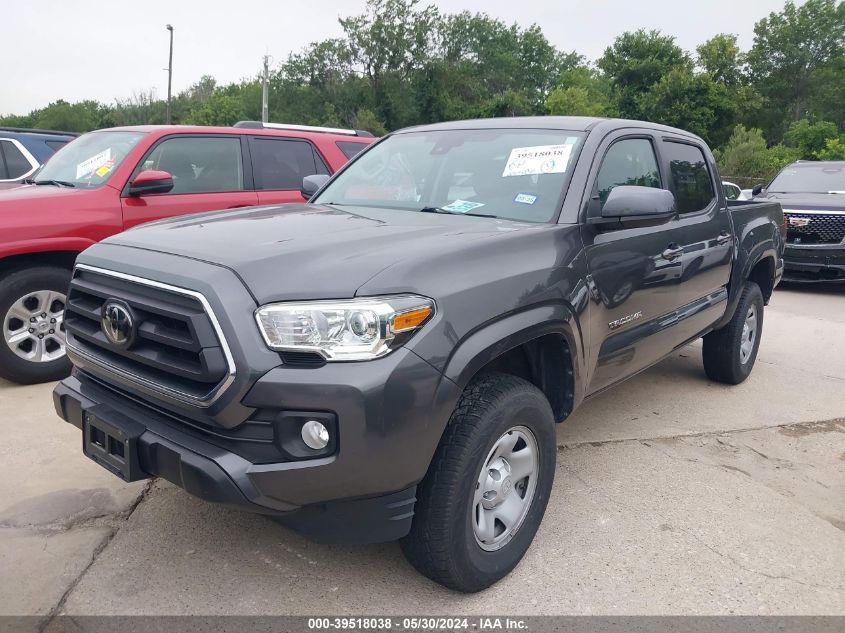 2022 Toyota Tacoma Double Cab/Sr/Sr5 VIN: 3TYAX5GN2NT053080 Lot: 39518038