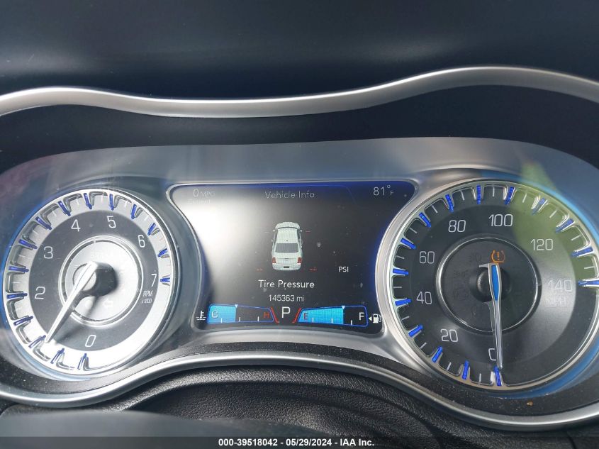 2016 Chrysler 300 Anniversary Edition VIN: 2C3CCAAG6GH343606 Lot: 39518042