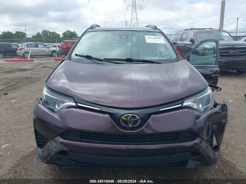 2018 Toyota Rav4 Le VIN: 2T3BFREV7JW743378 Lot: 39518049