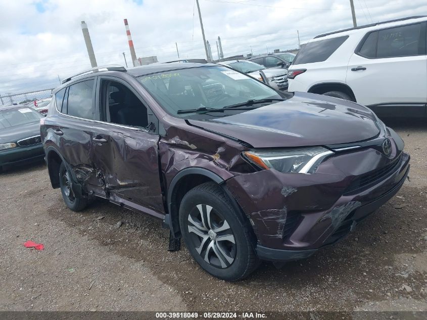 2018 Toyota Rav4 Le VIN: 2T3BFREV7JW743378 Lot: 39518049