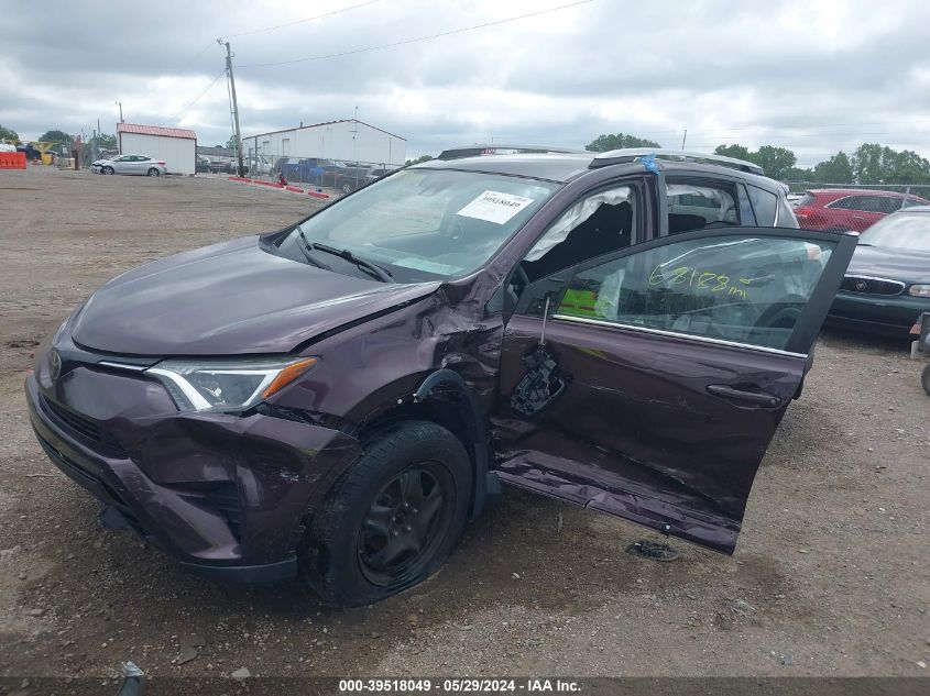 2018 Toyota Rav4 Le VIN: 2T3BFREV7JW743378 Lot: 39518049