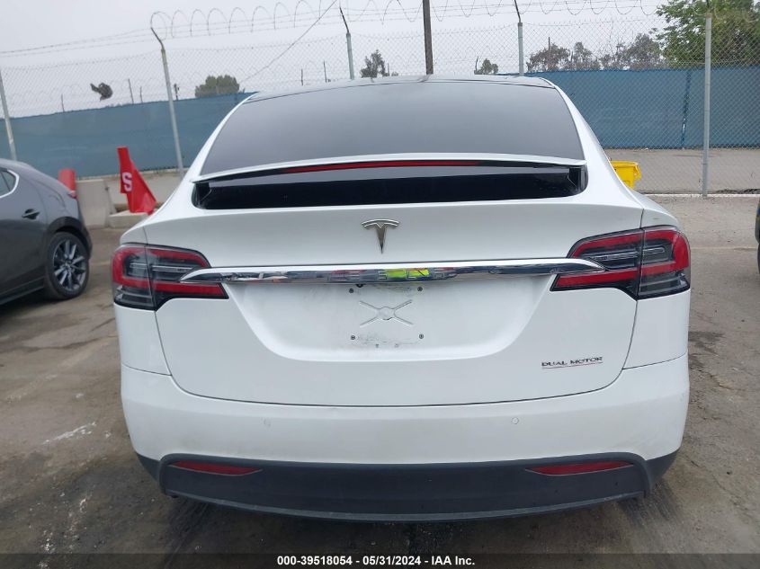 2020 Tesla Model X Performance Dual Motor All-Wheel Drive VIN: 5YJXCBE44LF262073 Lot: 39518054