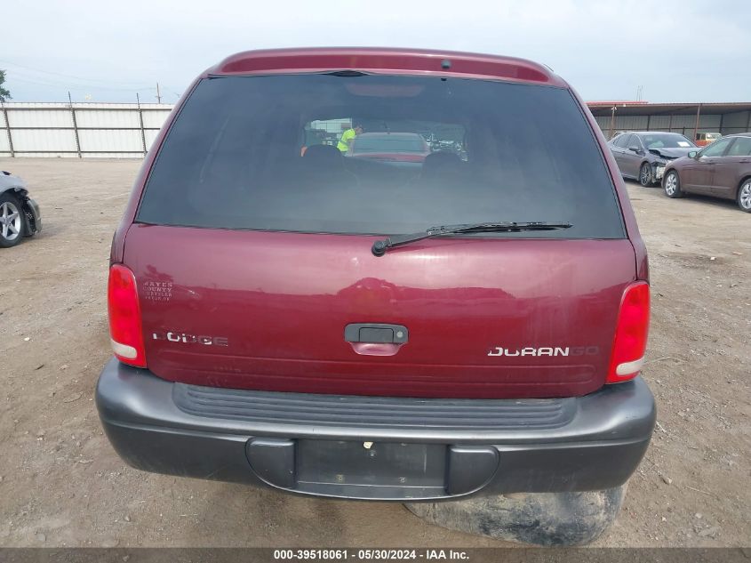 2002 Dodge Durango Sport VIN: 1B4HR38N42F206249 Lot: 39518061