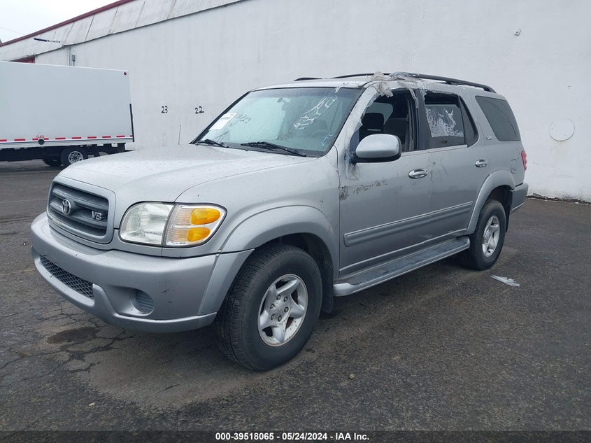 2001 Toyota Sequoia Sr5 V8 VIN: 5TDBT44A81S054705 Lot: 39518065