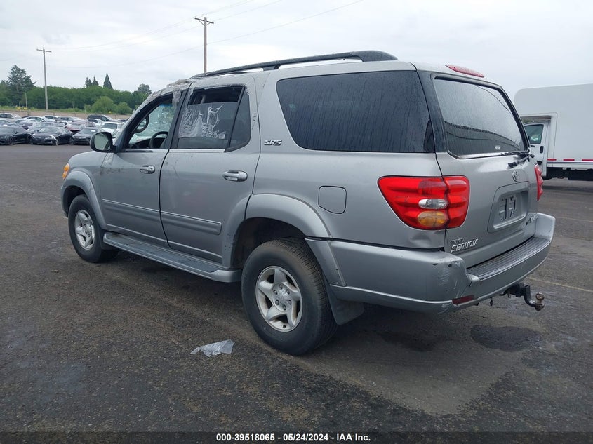 2001 Toyota Sequoia Sr5 V8 VIN: 5TDBT44A81S054705 Lot: 39518065