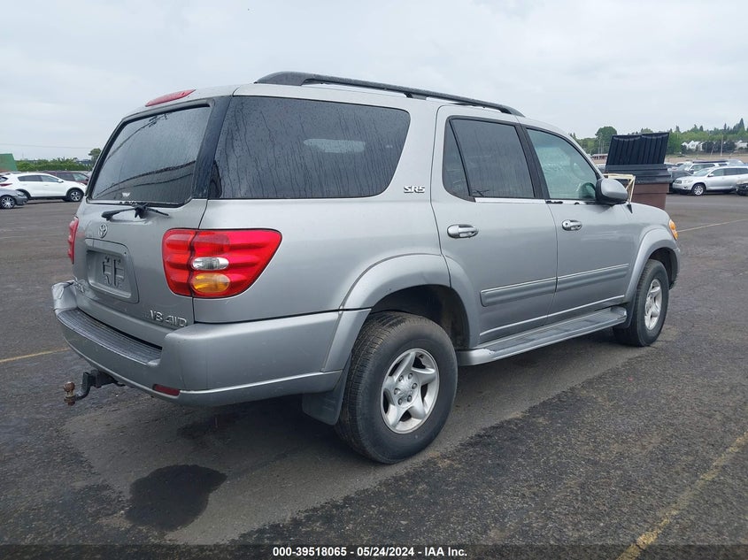 2001 Toyota Sequoia Sr5 V8 VIN: 5TDBT44A81S054705 Lot: 39518065