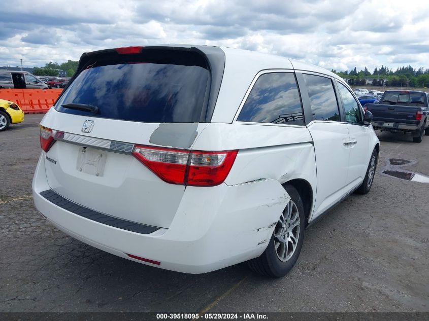 2012 Honda Odyssey Ex-L VIN: 5FNRL5H61CB088986 Lot: 39518095