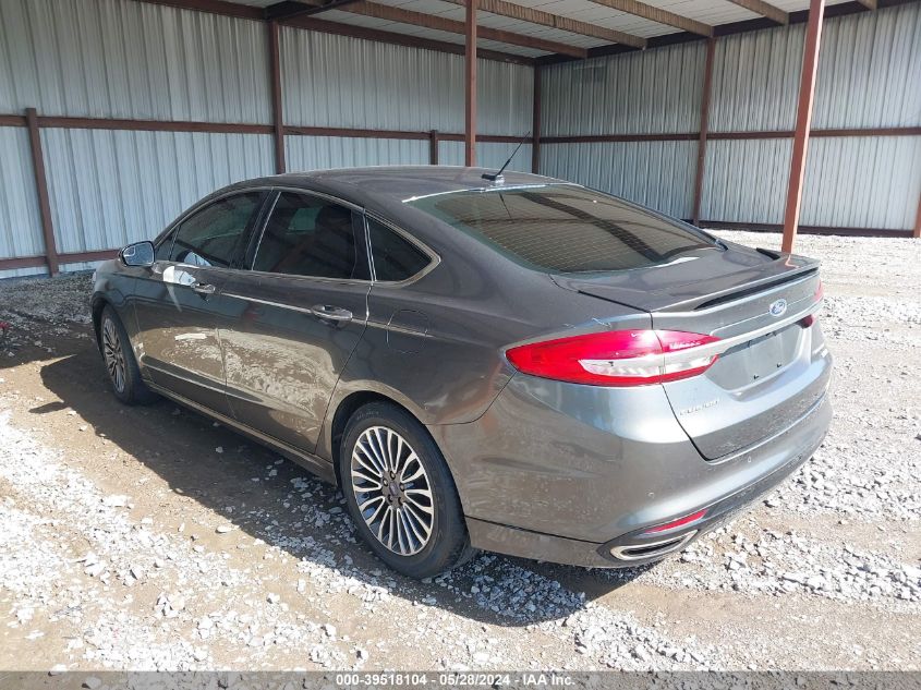 3FA6P0K92HR158536 | 2017 FORD FUSION