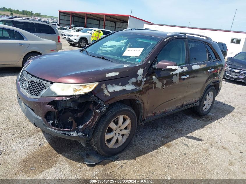 2011 Kia Sorento Lx VIN: 5XYKT3A11BG029738 Lot: 39518125