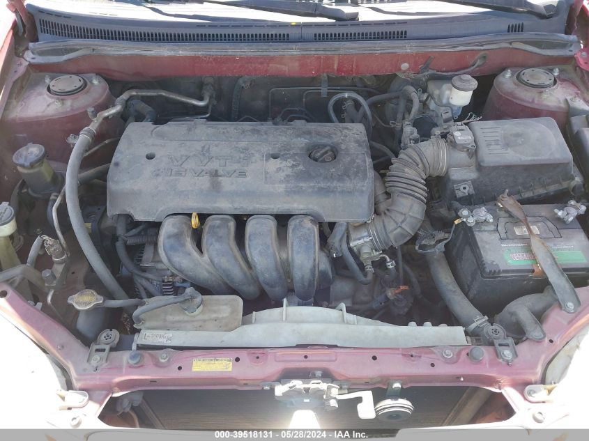 2008 Toyota Corolla Ce VIN: 1NXBR32E88Z962765 Lot: 39518131