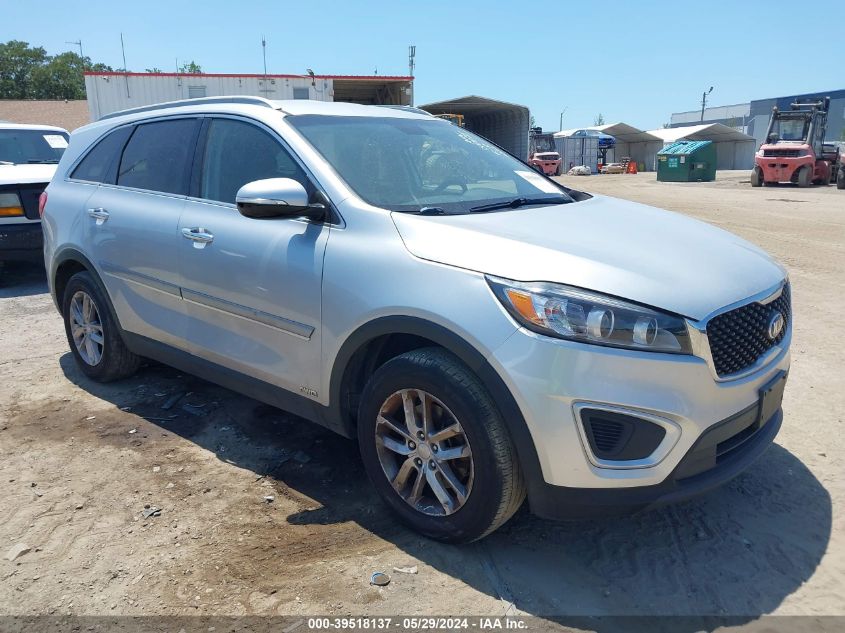 2016 Kia Sorento 2.4L Lx VIN: 5XYPGDA38GG150078 Lot: 39518137