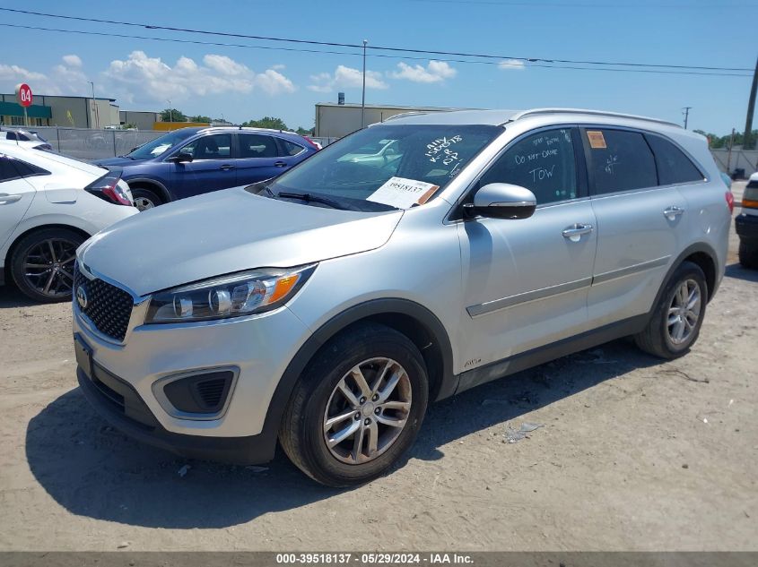 2016 Kia Sorento 2.4L Lx VIN: 5XYPGDA38GG150078 Lot: 39518137