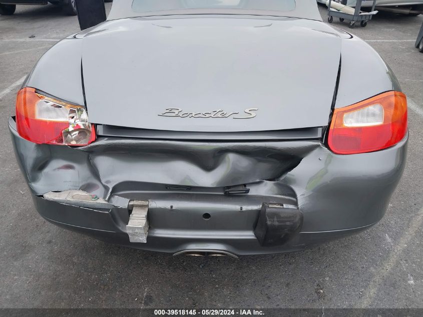 2002 Porsche Boxster S VIN: WP0CB29892U661789 Lot: 39518145
