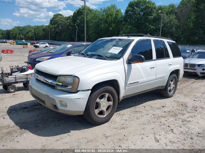 2004 Chevrolet Trailblazer Lt VIN: 1GNDT13S642229263 Lot: 39518152