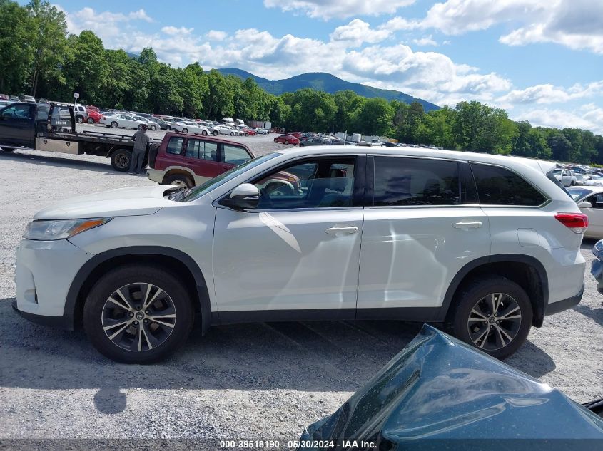 2019 Toyota Highlander Le VIN: 5TDBZRFH9KS922704 Lot: 39518190