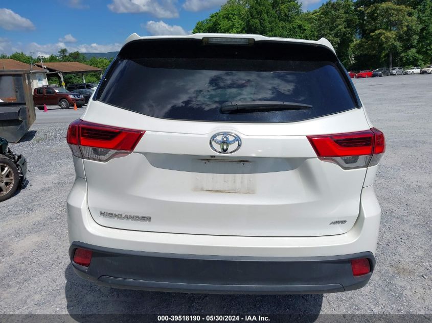 2019 TOYOTA HIGHLANDER LE/LE PLUS - 5TDBZRFH9KS922704